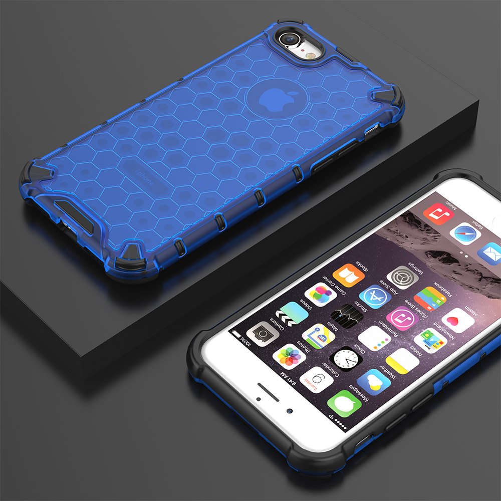 Odolný kryt Honeycomb Armor modrý – iPhone 7 / iPhone 8 | Kryty na mobil Kryty na mobil | Odolný kryt Honeycomb Armor modrý – iPhone 7 / iPhone 8 | Kryty na mobil