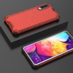 Kryty na mobil | Odolný kryt Honeycomb Armor červený – Samsung Galaxy A50 / A30s | Kryty na mobil
