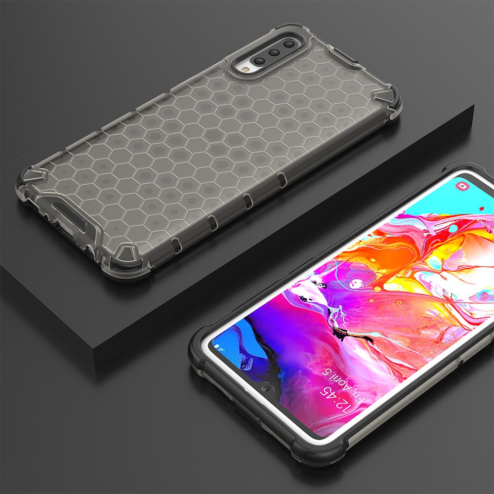 Odolný kryt Honeycomb Armor čierny – Samsung Galaxy A70 | Kryty na mobil Kryty na mobil | Odolný kryt Honeycomb Armor čierny – Samsung Galaxy A70 | Kryty na mobil