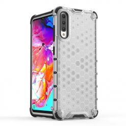 Kryty na mobil | Odolný kryt Honeycomb Armor transparentný – Samsung Galaxy A70 | Kryty na mobil
