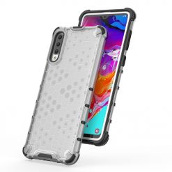 Kryty na mobil | Odolný kryt Honeycomb Armor transparentný – Samsung Galaxy A70 | Kryty na mobil