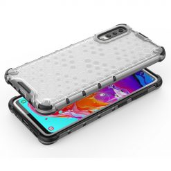 Kryty na mobil | Odolný kryt Honeycomb Armor transparentný – Samsung Galaxy A70 | Kryty na mobil
