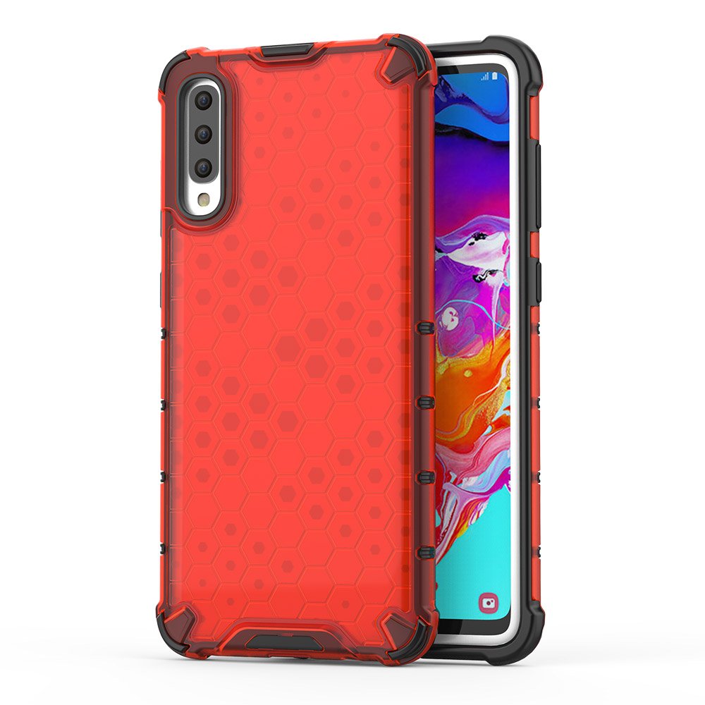 Odolný kryt Honeycomb Armor červený – Samsung Galaxy A70 | Kryty na mobil Kryty na mobil | Odolný kryt Honeycomb Armor červený – Samsung Galaxy A70 | Kryty na mobil