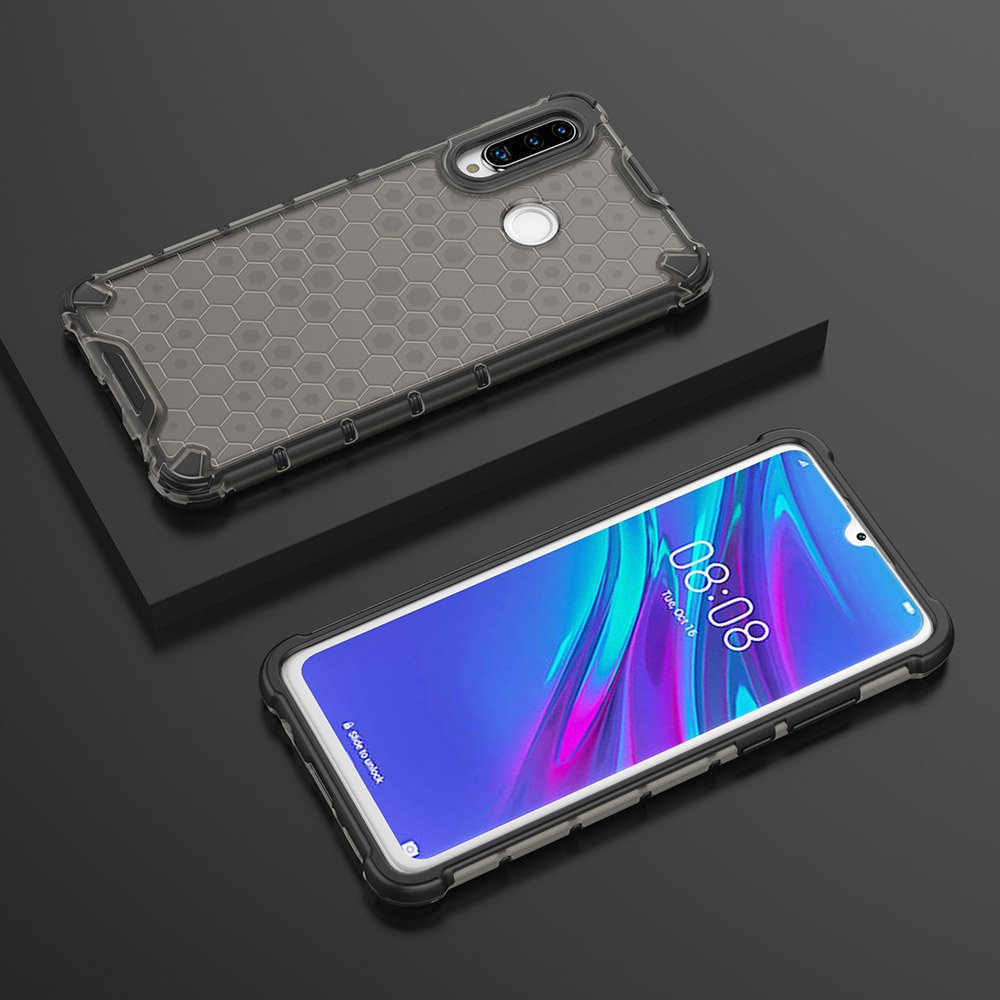 Odolný kryt Honeycomb Armor čierny – Huawei P30 Lite | Kryty na mobil Kryty na mobil | Odolný kryt Honeycomb Armor čierny – Huawei P30 Lite | Kryty na mobil