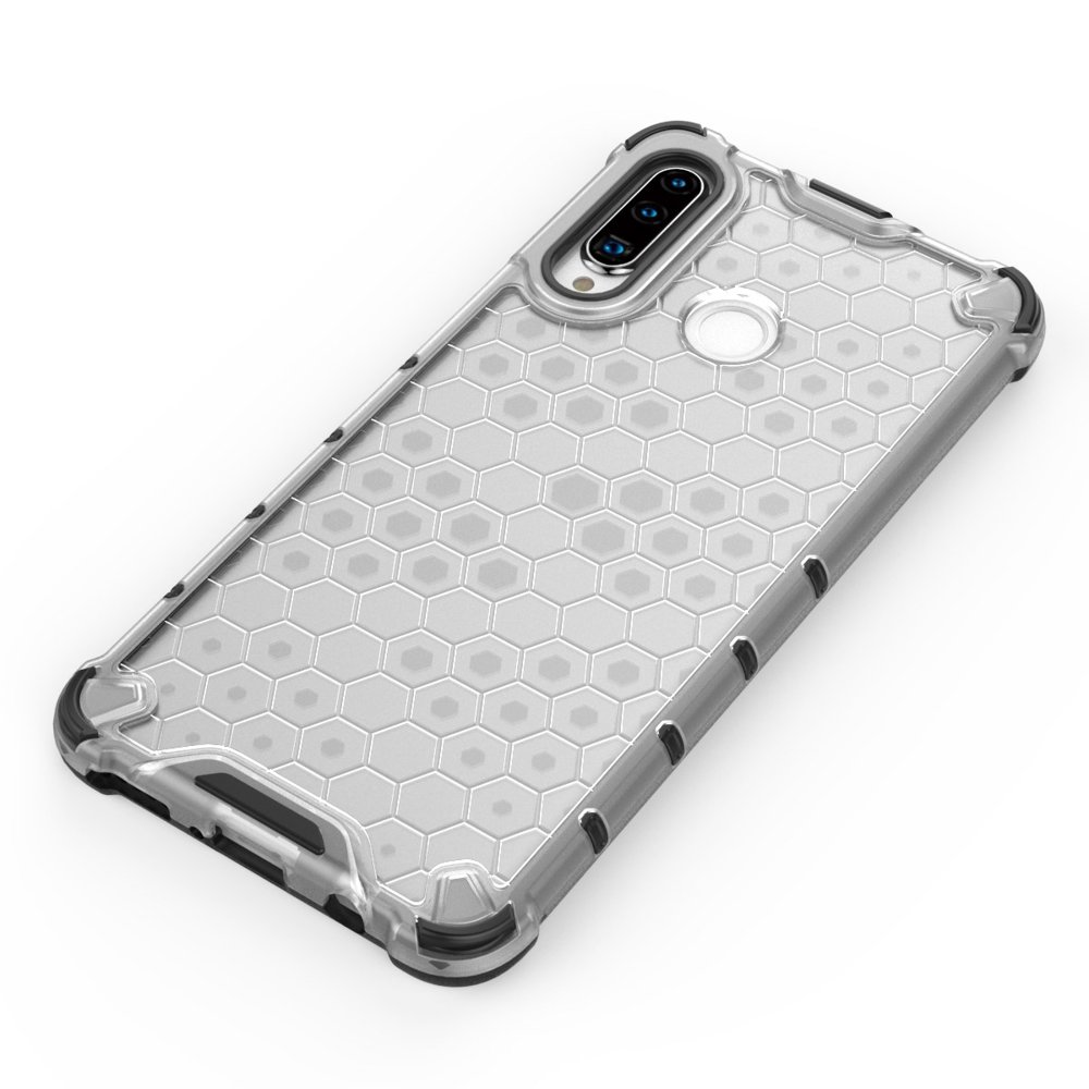 Odolný kryt Honeycomb Armor transparentný – Huawei P30 Lite | Kryty na mobil Kryty na mobil | Odolný kryt Honeycomb Armor transparentný – Huawei P30 Lite | Kryty na mobil