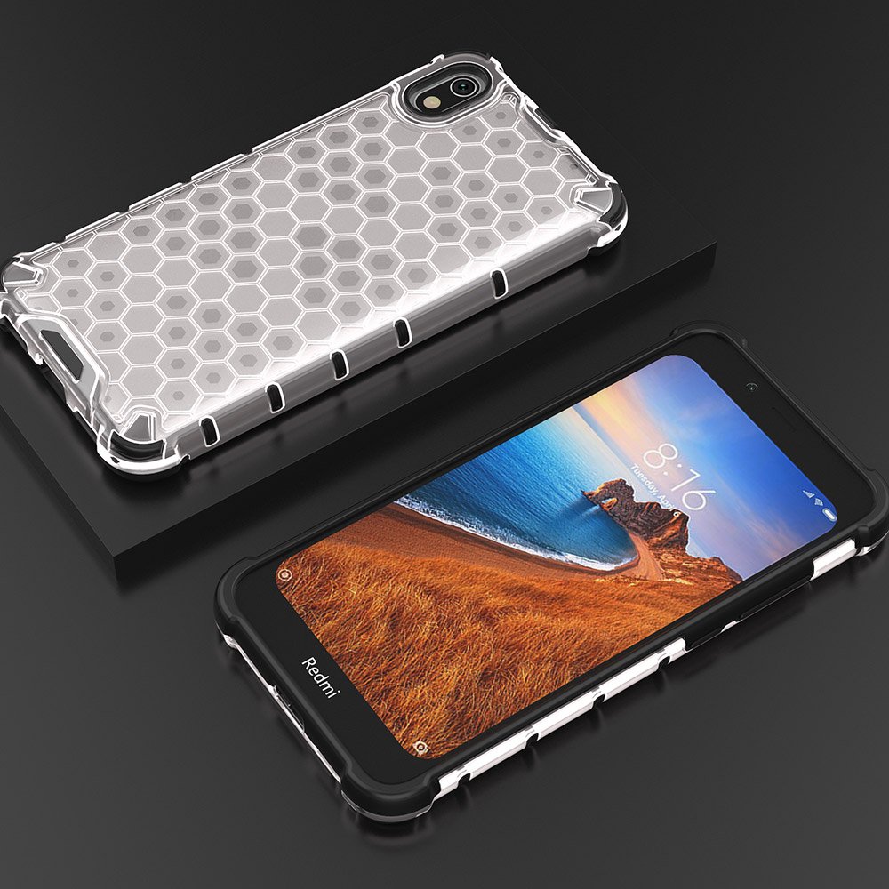 Odolný kryt Honeycomb Armor transparentný – Xiaomi Redmi 7A | Kryty na mobil Kryty na mobil | Odolný kryt Honeycomb Armor transparentný – Xiaomi Redmi 7A | Kryty na mobil