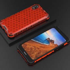 Kryty na mobil | Odolný kryt Honeycomb Armor červený – Xiaomi Redmi 7A | Kryty na mobil