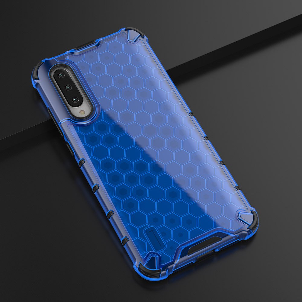 Odolný kryt Honeycomb Armor modrý – Xiaomi Mi A3 | Kryty na mobil Kryty na mobil | Odolný kryt Honeycomb Armor modrý – Xiaomi Mi A3 | Kryty na mobil