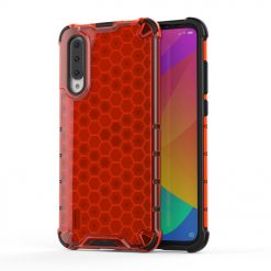 Kryty na mobil | Odolný kryt Honeycomb Armor červený – Xiaomi Mi A3 | Kryty na mobil