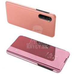 Kryty na mobil | Priehľadný kryt Clear View Case ružový – Xiaomi Redmi Note 8 Pro | Kryty na mobil