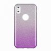 Kryty na mobil | Ligotavý Kryt Forcell Shining transparentno-modrý – iPhone Xs Max | Kryty na mobil