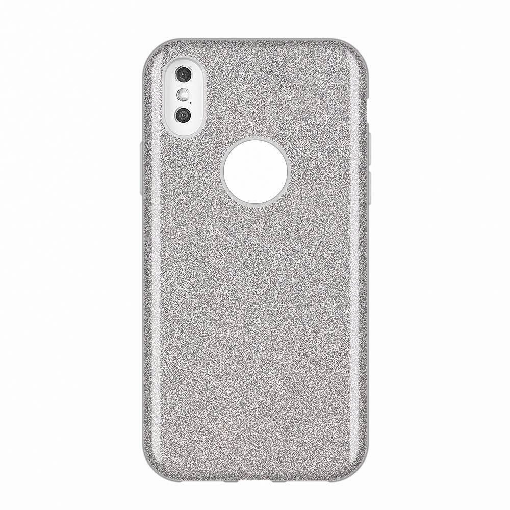 Ligotavý Kryt Forcell Shining strieborný – iPhone Xs Max | Kryty na mobil Kryty na mobil | Ligotavý Kryt Forcell Shining strieborný – iPhone Xs Max | Kryty na mobil