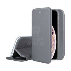 Kryty na mobil | Peňaženkové puzdro Elegance sivé – iPhone Xs Max | Kryty na mobil