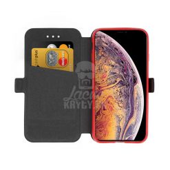Knižkové puzdro Book Pocket červené – iPhone Xs Max | Kryty na mobil Kryty na mobil | Knižkové puzdro Book Pocket červené – iPhone Xs Max | Kryty na mobil