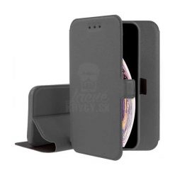 Kryty na mobil | Knižkové puzdro Book Pocket sivé – iPhone Xs Max | Kryty na mobil