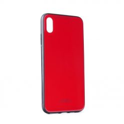 Kryty na mobil | Sklenený kryt Glass Case červený – iPhone Xs Max | Kryty na mobil