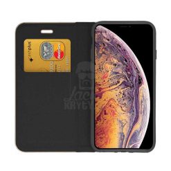 Kryty na mobil | Knižkové puzdro Luna Book čierne – iPhone Xs Max | Kryty na mobil