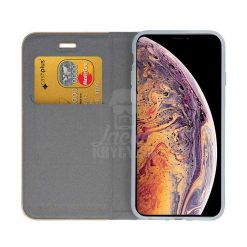 Kryty na mobil | Knižkové puzdro Luna Book strieborné – iPhone Xs Max | Kryty na mobil