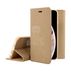 Kryty na mobil | Knižkové puzdro Luna Book zlaté – iPhone Xs Max | Kryty na mobil