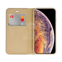 Kryty na mobil | Knižkové puzdro Luna Book zlaté – iPhone Xs Max | Kryty na mobil