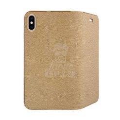 Kryty na mobil | Knižkové puzdro Luna Book zlaté – iPhone Xs Max | Kryty na mobil