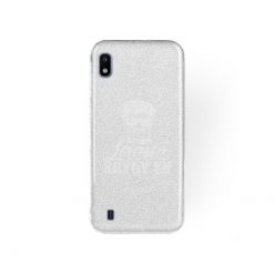 Ligotavý Kryt Forcell Shining strieborný – Samsung Galaxy A10