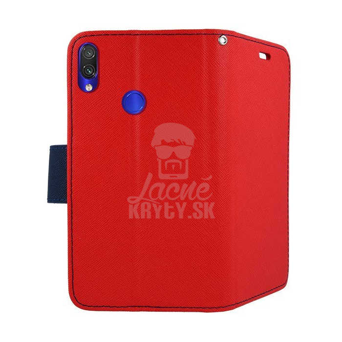 Peňaženkové puzdro Fancy Book červeno-modré – Xiaomi Redmi 7 | Kryty na mobil Kryty na mobil | Peňaženkové puzdro Fancy Book červeno-modré – Xiaomi Redmi 7 | Kryty na mobil