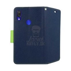 Kryty na mobil | Peňaženkové puzdro Fancy Book modro-limetkové – Xiaomi Redmi 7 | Kryty na mobil