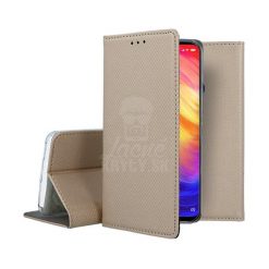 Kryty na mobil | Knižkové puzdro Smart Case Book zlaté – Xiaomi Redmi 7 | Kryty na mobil