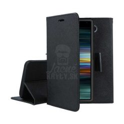 Kryty na mobil | Peňaženkové puzdro Fancy Book čierne – Sony Xperia 10 | Kryty na mobil