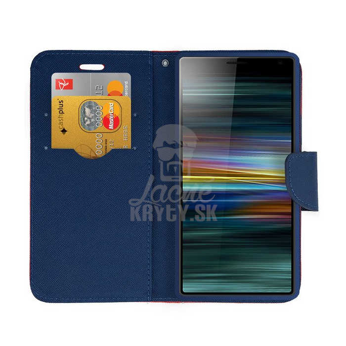 Peňaženkové puzdro Fancy Book červené – Sony Xperia 10 | Kryty na mobil Kryty na mobil | Peňaženkové puzdro Fancy Book červené – Sony Xperia 10 | Kryty na mobil