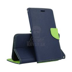 Kryty na mobil | Peňaženkové puzdro Fancy Book modro-limetkové – Sony Xperia 10 | Kryty na mobil