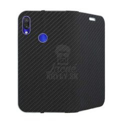 Kryty na mobil | Knižkové puzdro Luna Carbon čierne – Xiaomi Redmi 7 | Kryty na mobil