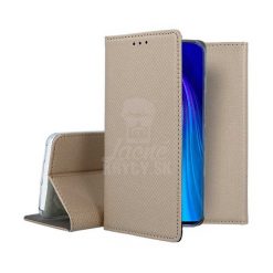 Kryty na mobil | Knižkové puzdro Smart Case Book zlaté – Xiaomi Redmi Note 8 | Kryty na mobil