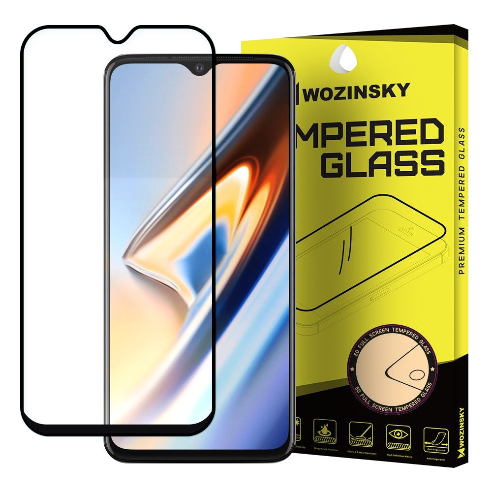 Tvrdené sklo celopovrchové 9H Wozinsky čierne – OnePlus 7 | Kryty na mobil Kryty na mobil | Tvrdené sklo celopovrchové 9H Wozinsky čierne – OnePlus 7 | Kryty na mobil