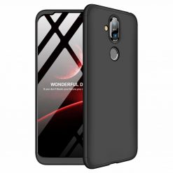 Puzdro 360 Protection čierne – Nokia 8.1