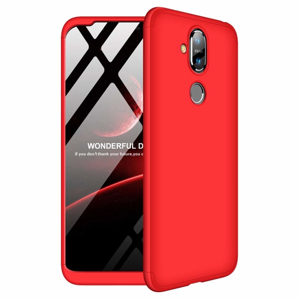 Puzdro 360 Protection červené – Nokia 8.1 | Kryty na mobil Kryty na mobil | Puzdro 360 Protection červené – Nokia 8.1 | Kryty na mobil