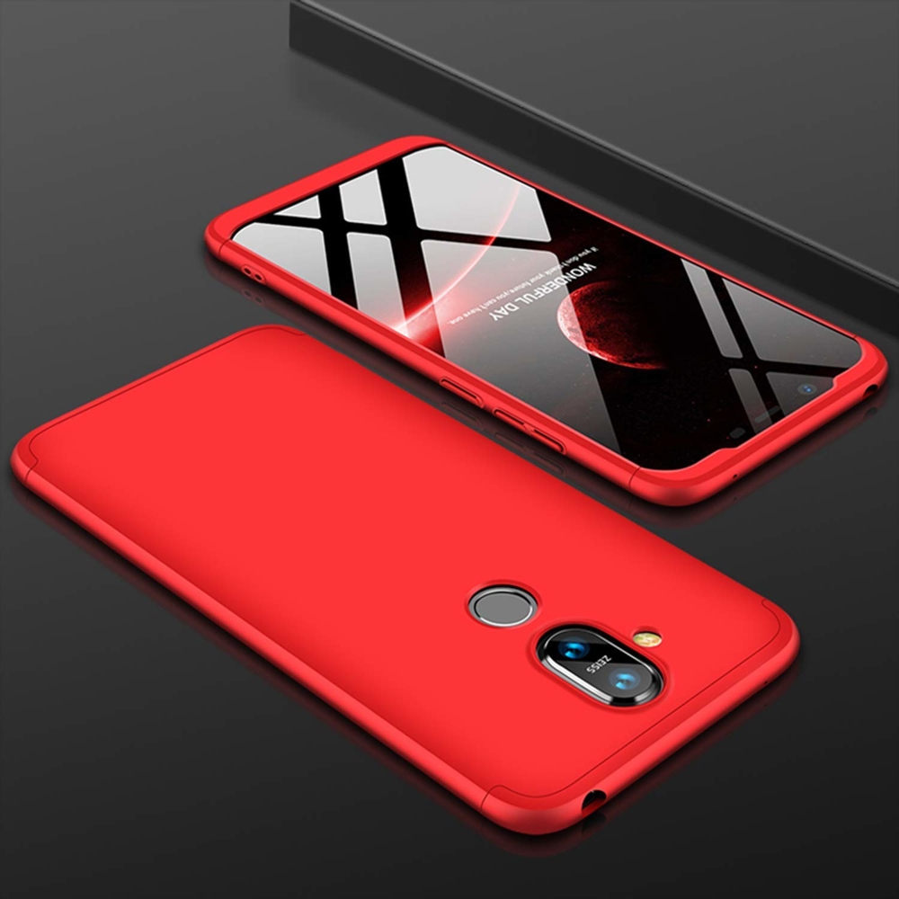 Puzdro 360 Protection červené – Nokia 8.1 | Kryty na mobil Kryty na mobil | Puzdro 360 Protection červené – Nokia 8.1 | Kryty na mobil