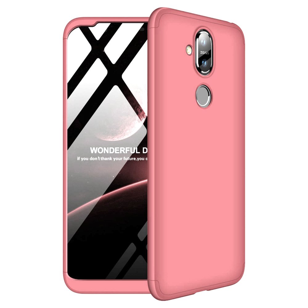 Puzdro 360 Protection ružové – Nokia 8.1 | Kryty na mobil Kryty na mobil | Puzdro 360 Protection ružové – Nokia 8.1 | Kryty na mobil