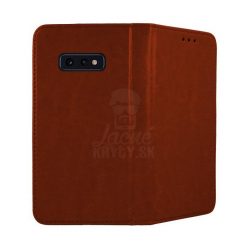 Kryty na mobil | Kožené puzdro Smart Pro hnedé – Samsung Galaxy S10e | Kryty na mobil