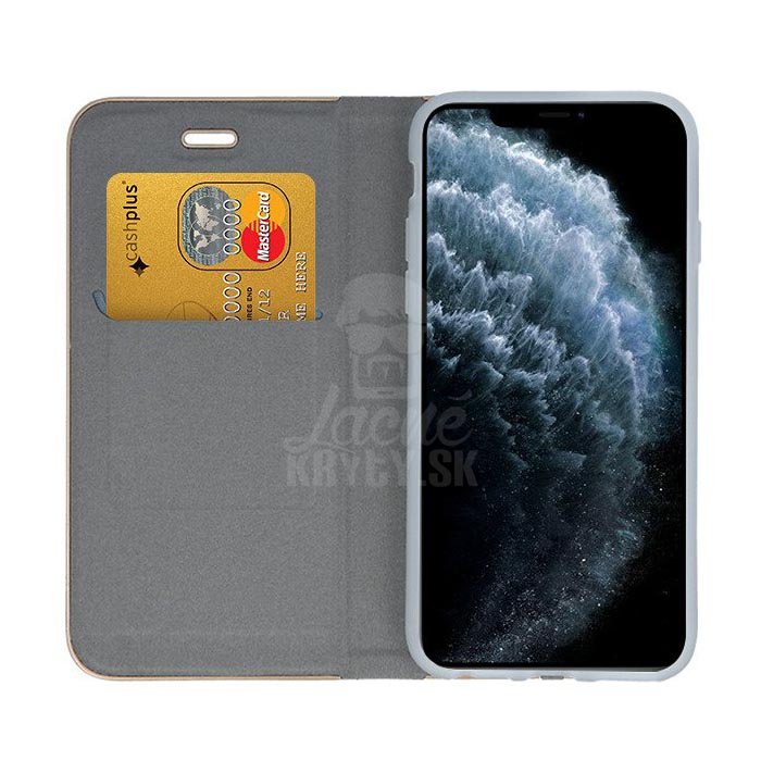 Knižkové puzdro Luna Book strieborné – iPhone 11 Pro | Kryty na mobil Kryty na mobil | Knižkové puzdro Luna Book strieborné – iPhone 11 Pro | Kryty na mobil