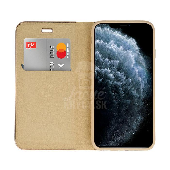 Knižkové puzdro Luna Book zlaté – iPhone 11 Pro | Kryty na mobil Kryty na mobil | Knižkové puzdro Luna Book zlaté – iPhone 11 Pro | Kryty na mobil