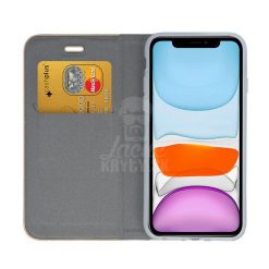 Kryty na mobil | Knižkové puzdro Luna Book strieborné – iPhone 11 | Kryty na mobil