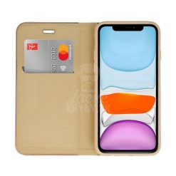 Kryty na mobil | Knižkové puzdro Luna Book zlaté – iPhone 11 | Kryty na mobil