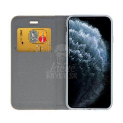 Kryty na mobil | Knižkové puzdro Luna Book strieborné – iPhone 11 Pro Max | Kryty na mobil