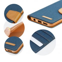 Kryty na mobil | Peňaženkové puzdro Canvas Book modré – iPhone 11 Pro | Kryty na mobil