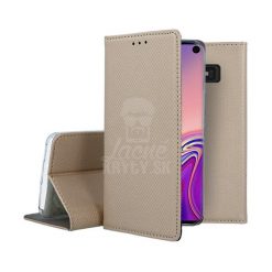 Kryty na mobil | Knižkové puzdro Smart Case Book zlaté – Samsung Galaxy S10e | Kryty na mobil
