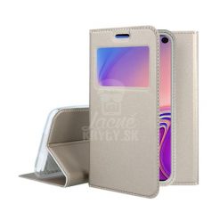 Kryty na mobil | Knižkové puzdro Smart Look zlaté – Samsung Galaxy S10e | Kryty na mobil