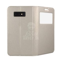 Kryty na mobil | Knižkové puzdro Smart Look zlaté – Samsung Galaxy S10e | Kryty na mobil