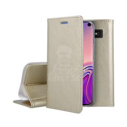 Kryty na mobil | Knižkové puzdro Magnet Book zlaté – Samsung Galaxy S10e | Kryty na mobil